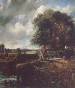 John Constable Flatford Lock 19April 1823 Spain oil painting artist